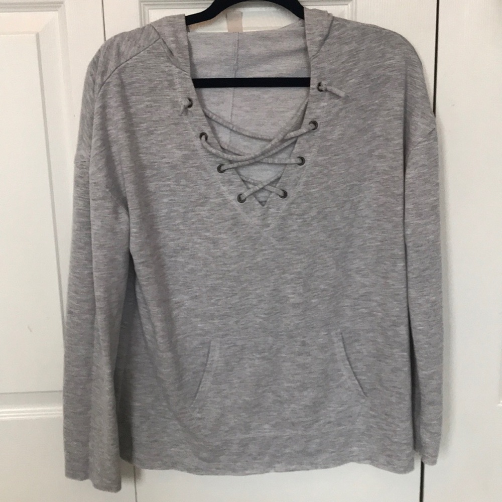 Mossimo Supply Co hood long sleeve shirt